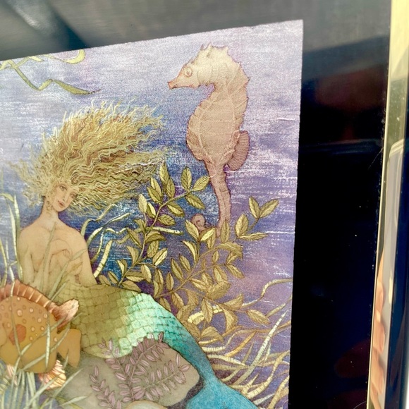 Nude mermaid foil art print metallic - Picture 6 of 9